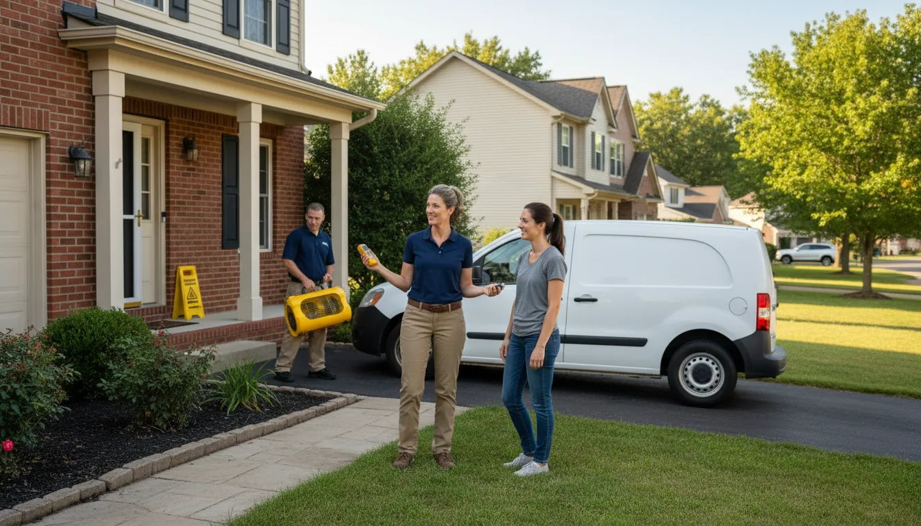 Water restoration image for Flood Water Cleanup, Removal And Restoration Services in Newton Falls, NY